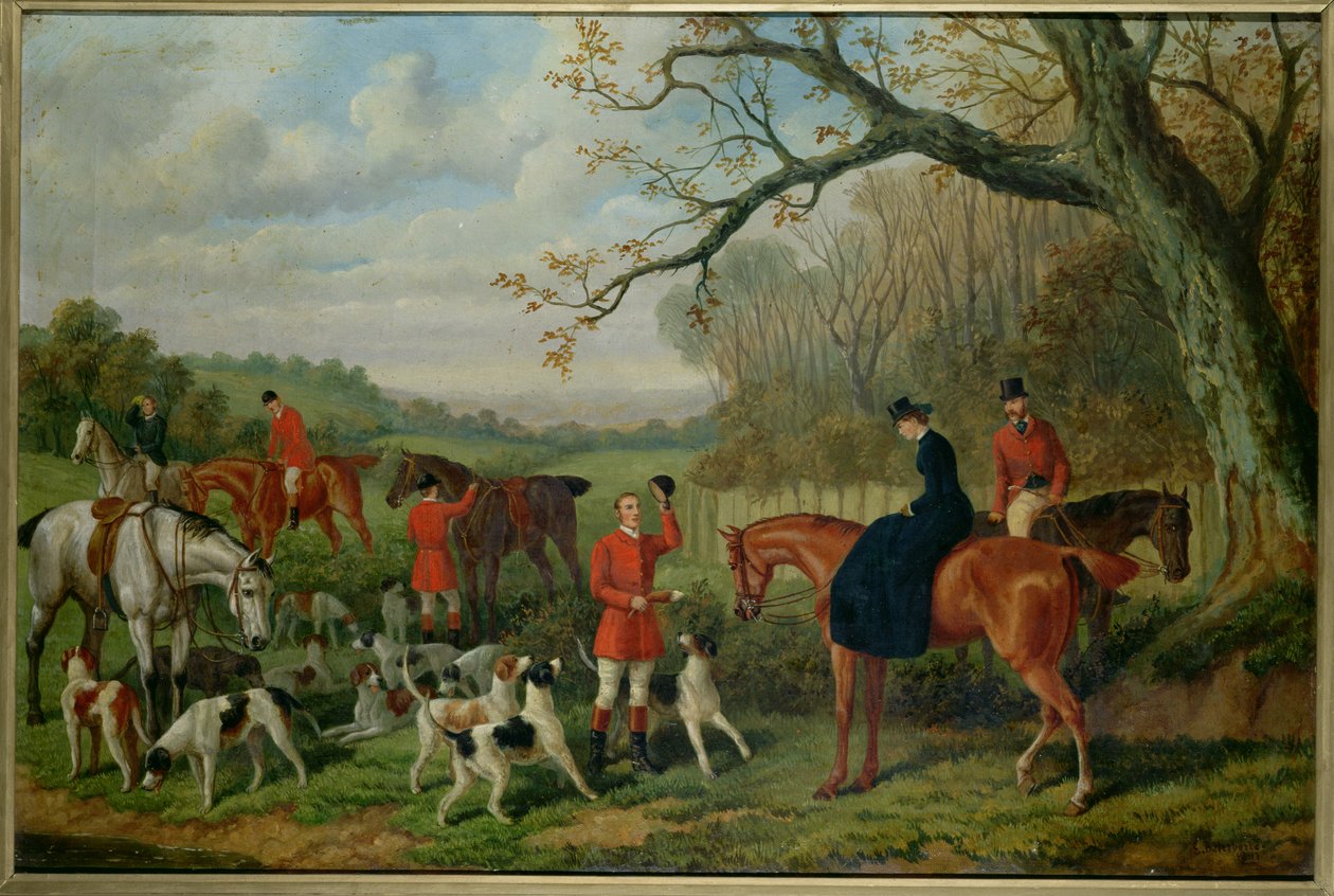 The Meet, 1881 av Edward Benjamin Herberte