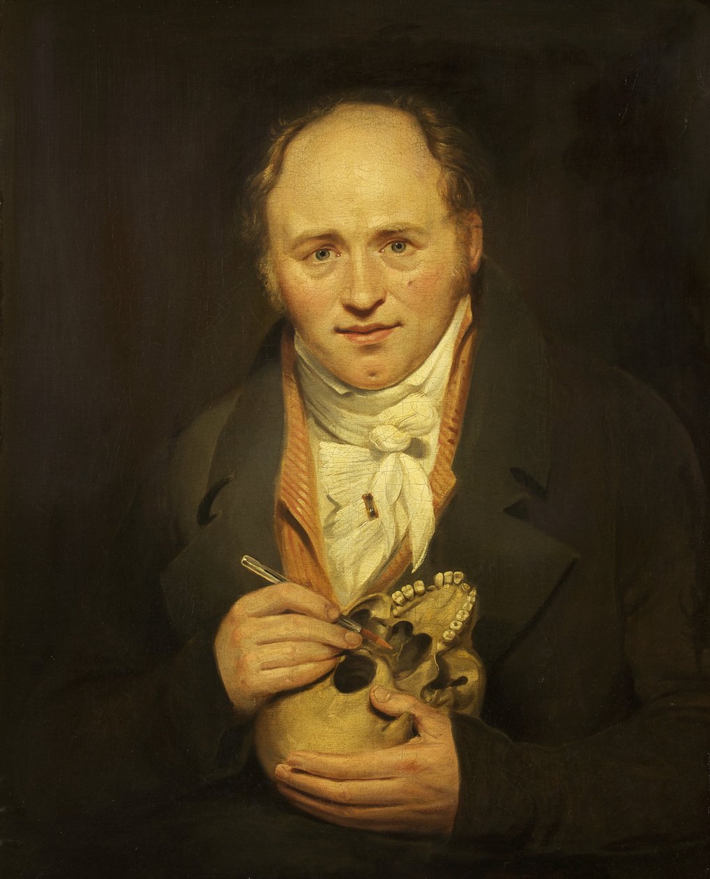 Porträtt av Dr John King (olja på duk) av Edward Bird