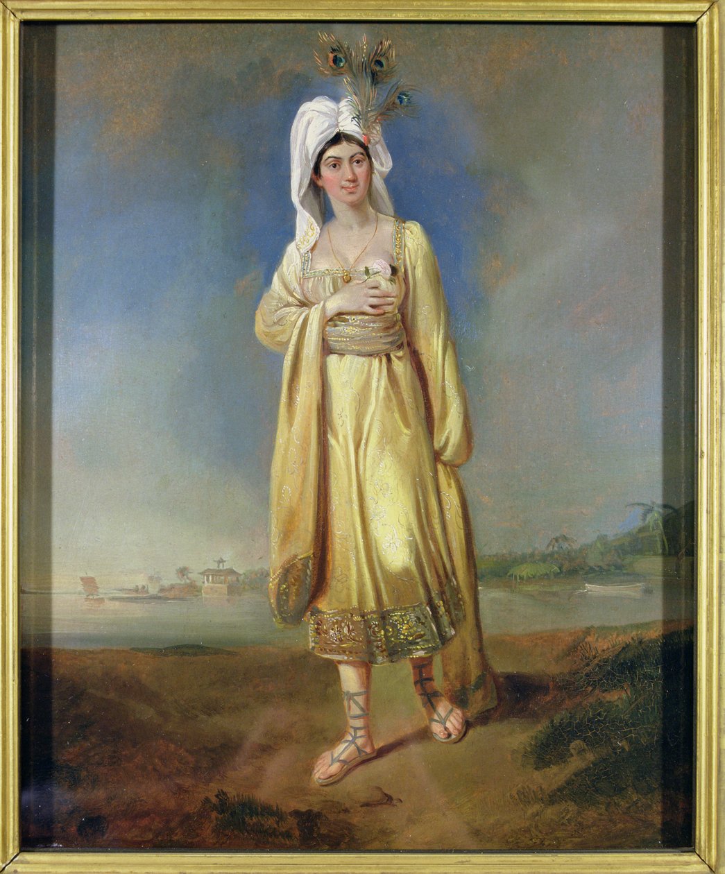 Prinsessan Caraboo av Javasu (Mary Baker) av Edward Bird