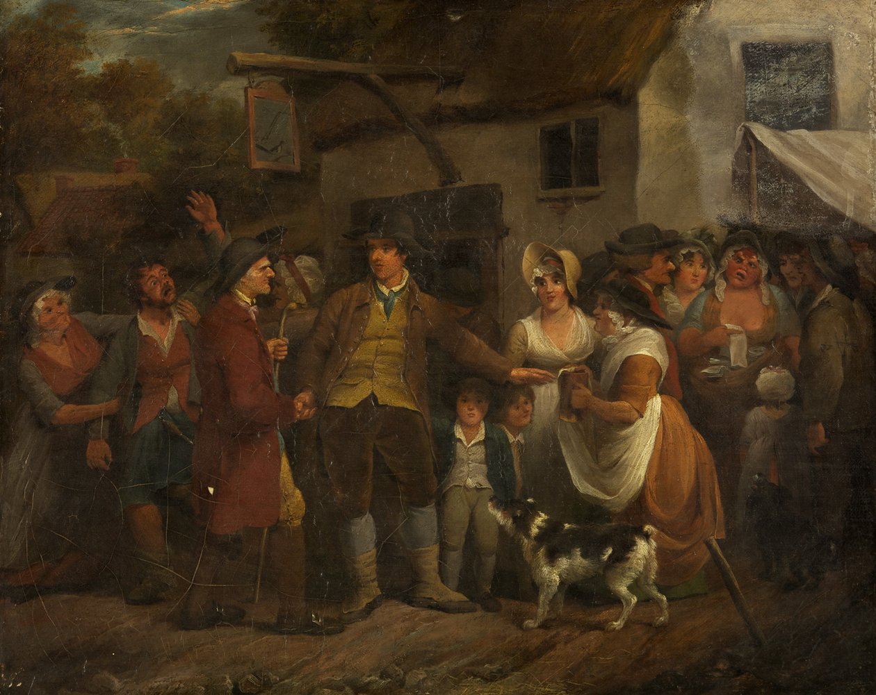 The Ale House Door (olja på duk) av Edward Bird