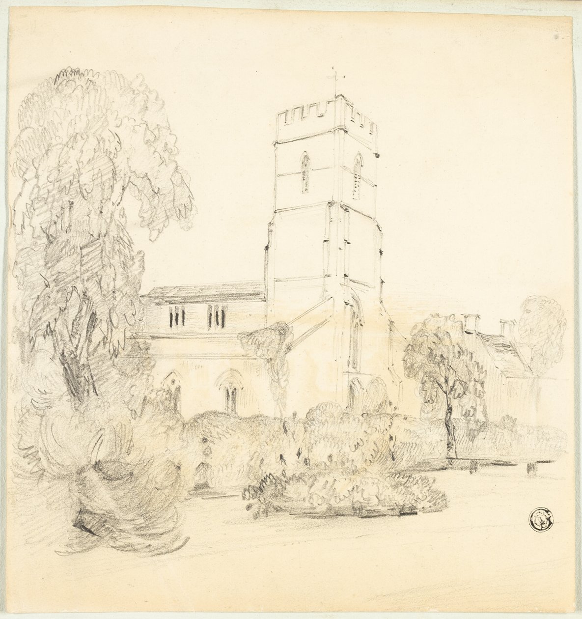 Engelsk landsortskyrka av Edward Blore