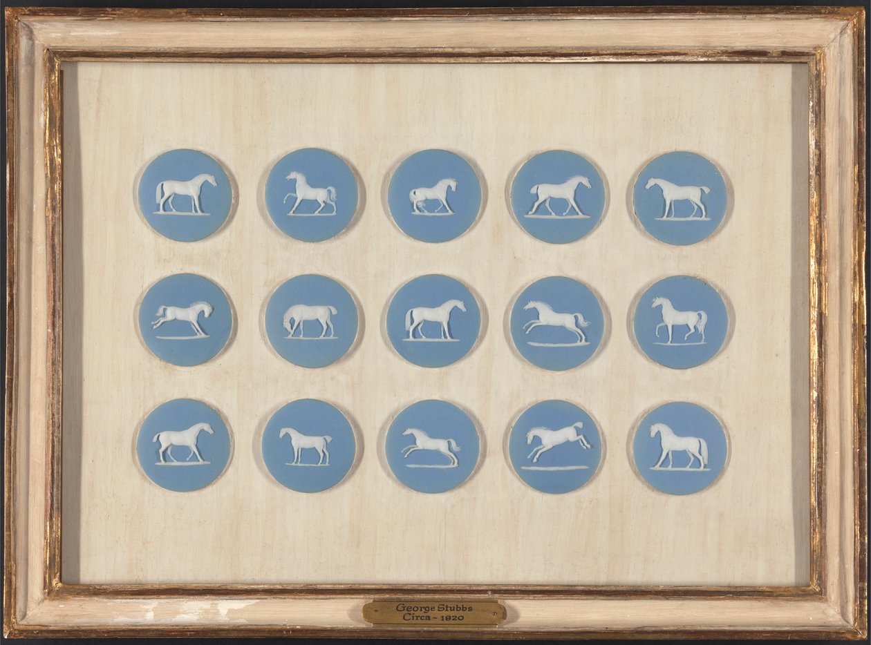 Horse Studies in Relief, efter George Stubbs av Edward Burch
