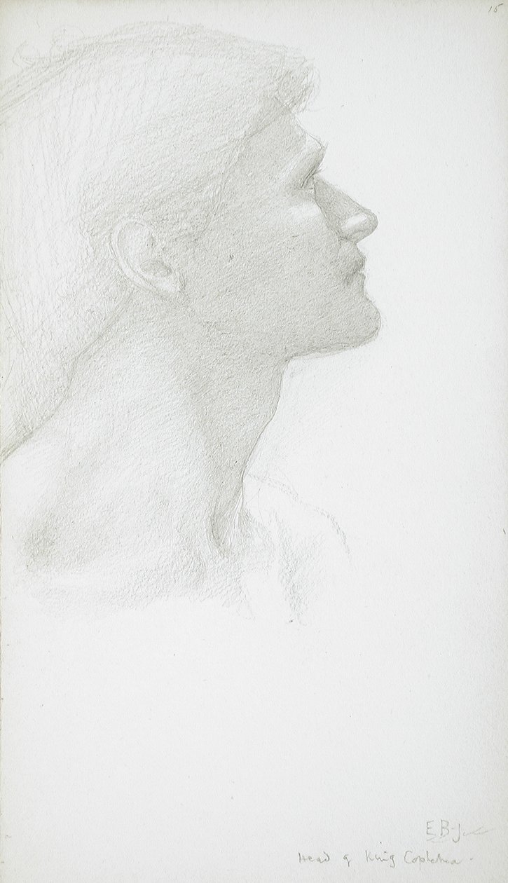 En mans huvud av Edward Burne-Jones