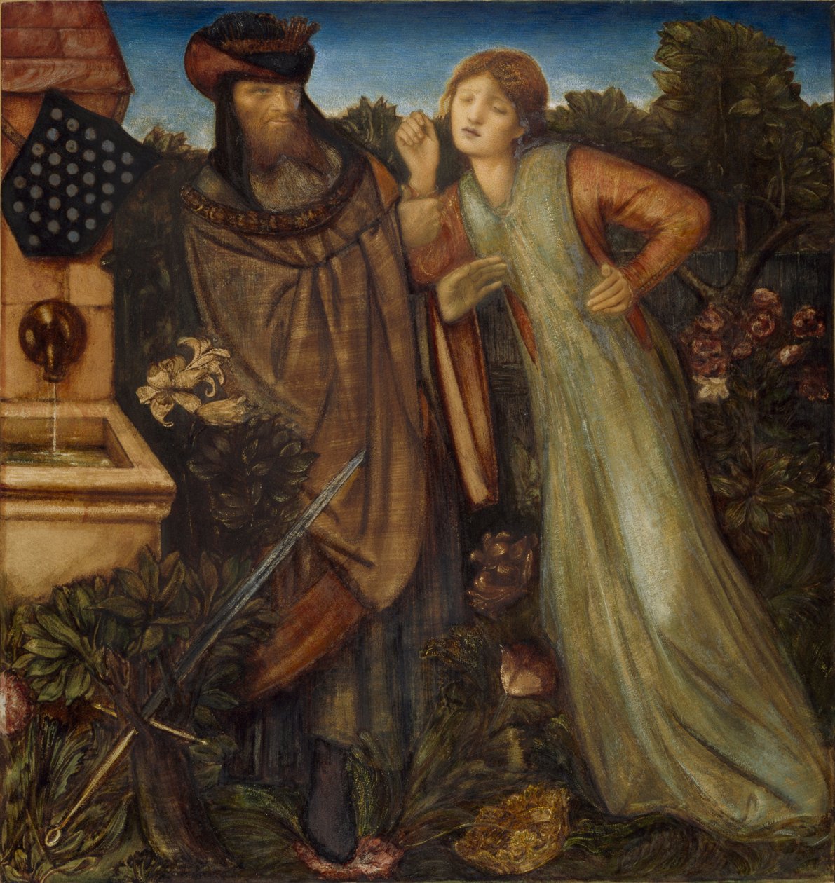 Kung Markus och La Belle Iseult av Edward Burne-Jones