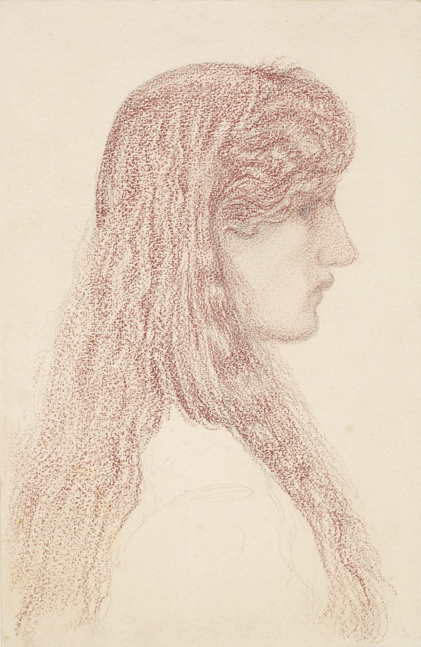 Maria Zambaco - Profilstudie av Edward Burne-Jones