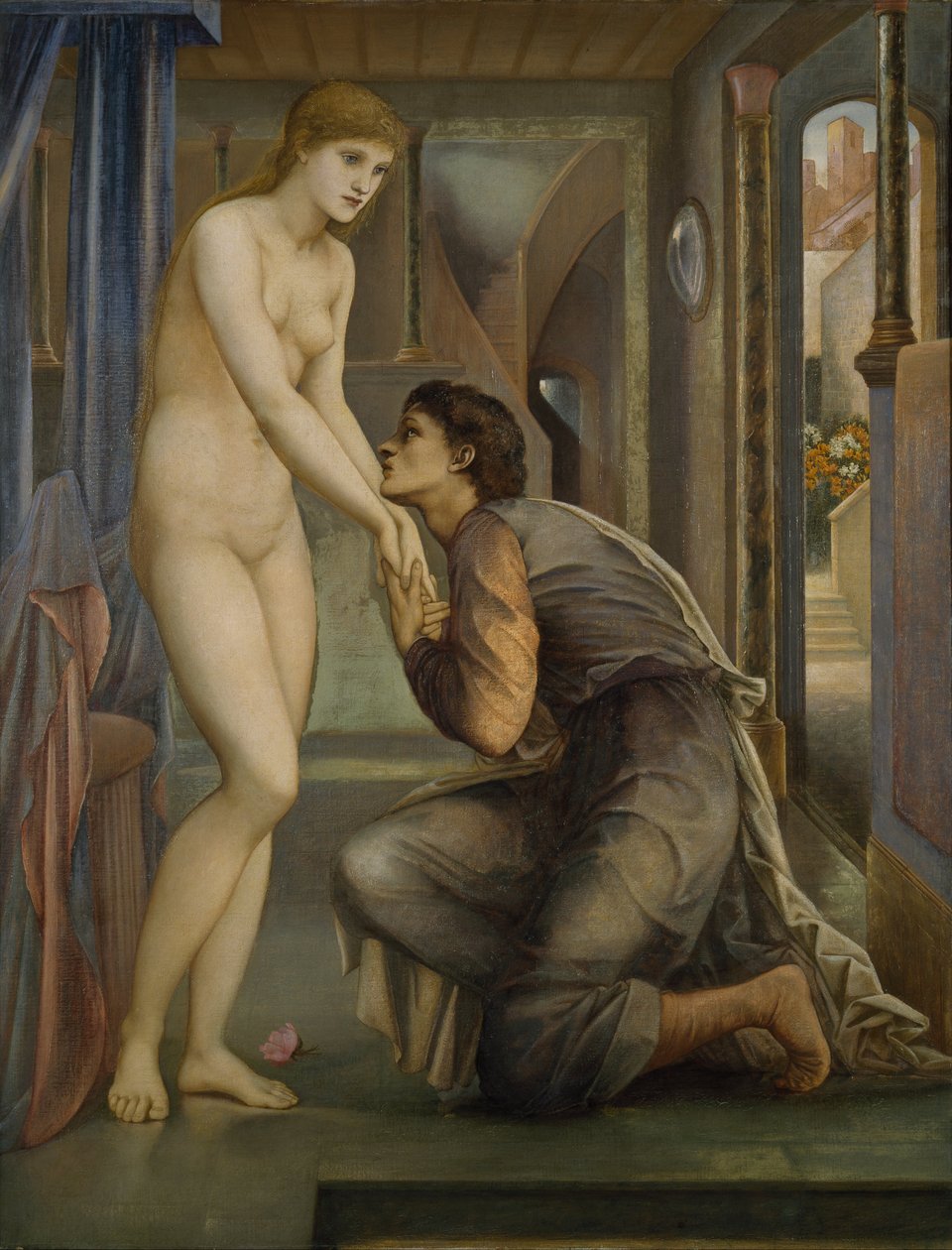 Pygmalion och bilden - själen når av Edward Burne-Jones