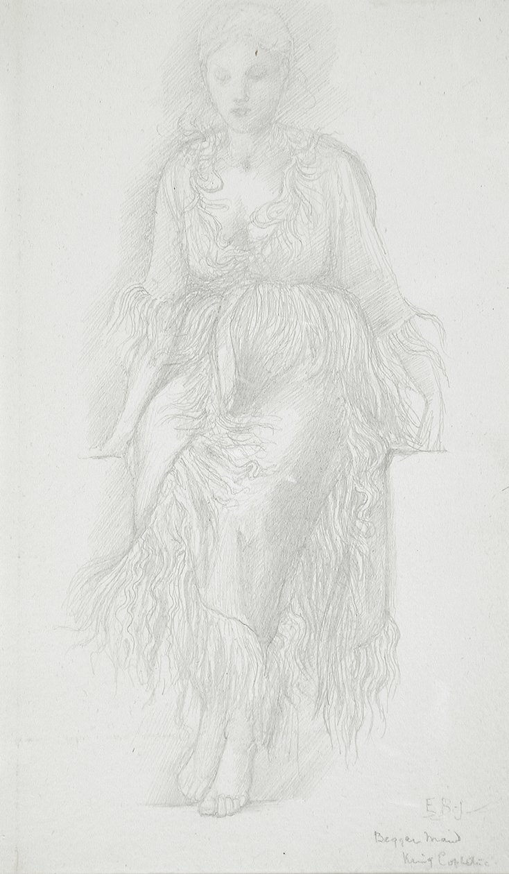 Sittande kvinna av Edward Burne-Jones