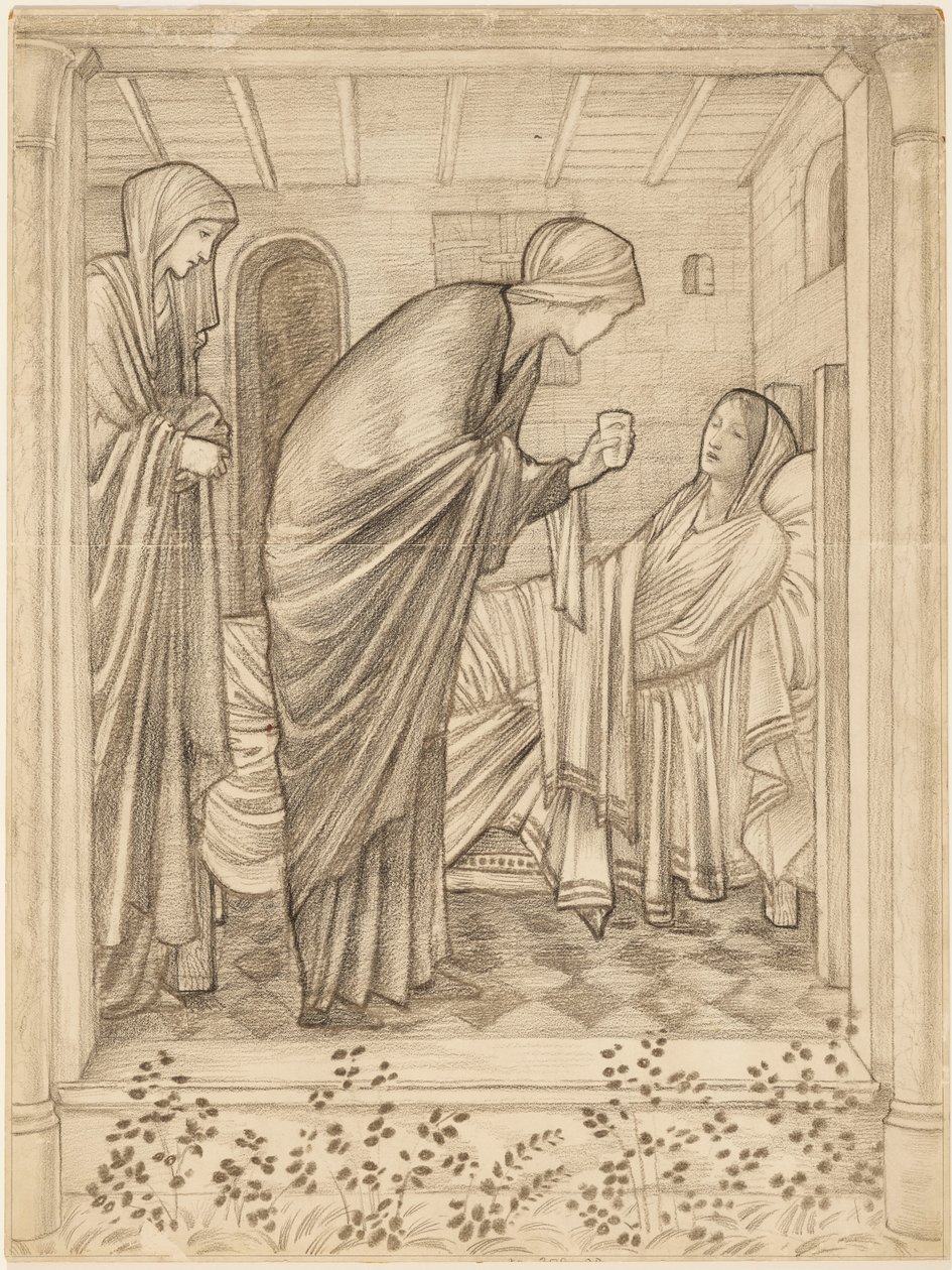 Att besöka sjuka av Edward Burne-Jones