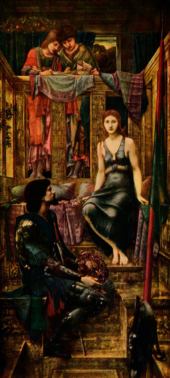 Kung Cophetua och tiggarpigan, 1884, 1911 av Edward Burne Jones