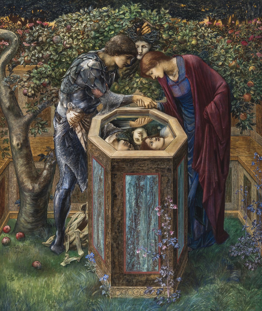 The Baleful Head, ca 1876 (gouache) (se även 70777) av Edward Burne Jones