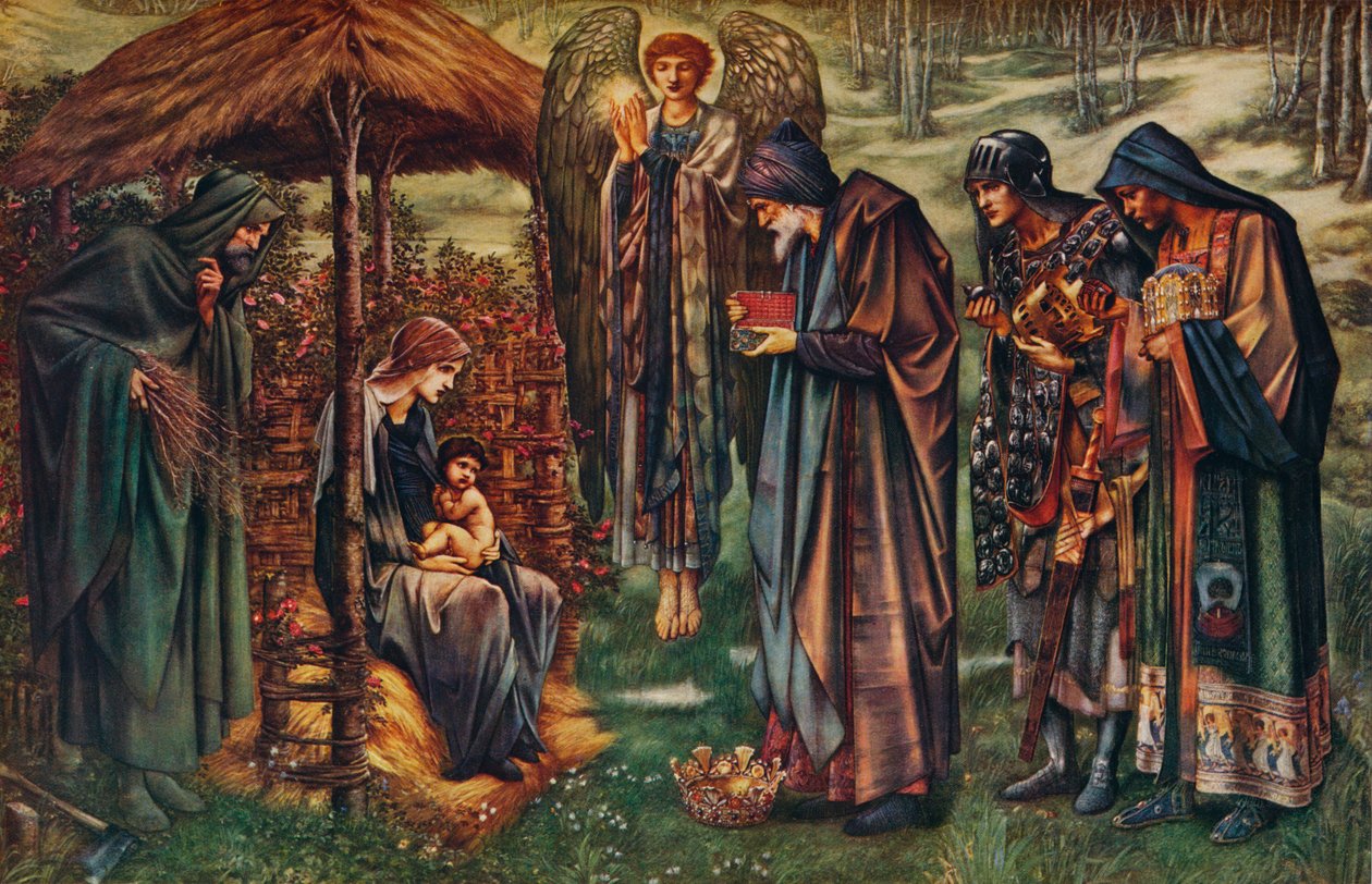 Betlehemsstjärnan, c1887-1891 c1940 av Edward Burne Jones