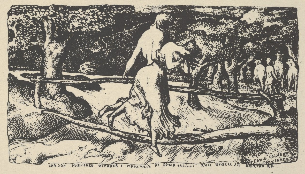Översvämningen, 1904. av Edward Calvert