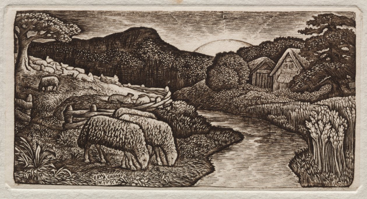 Hans betesfår av Edward Calvert