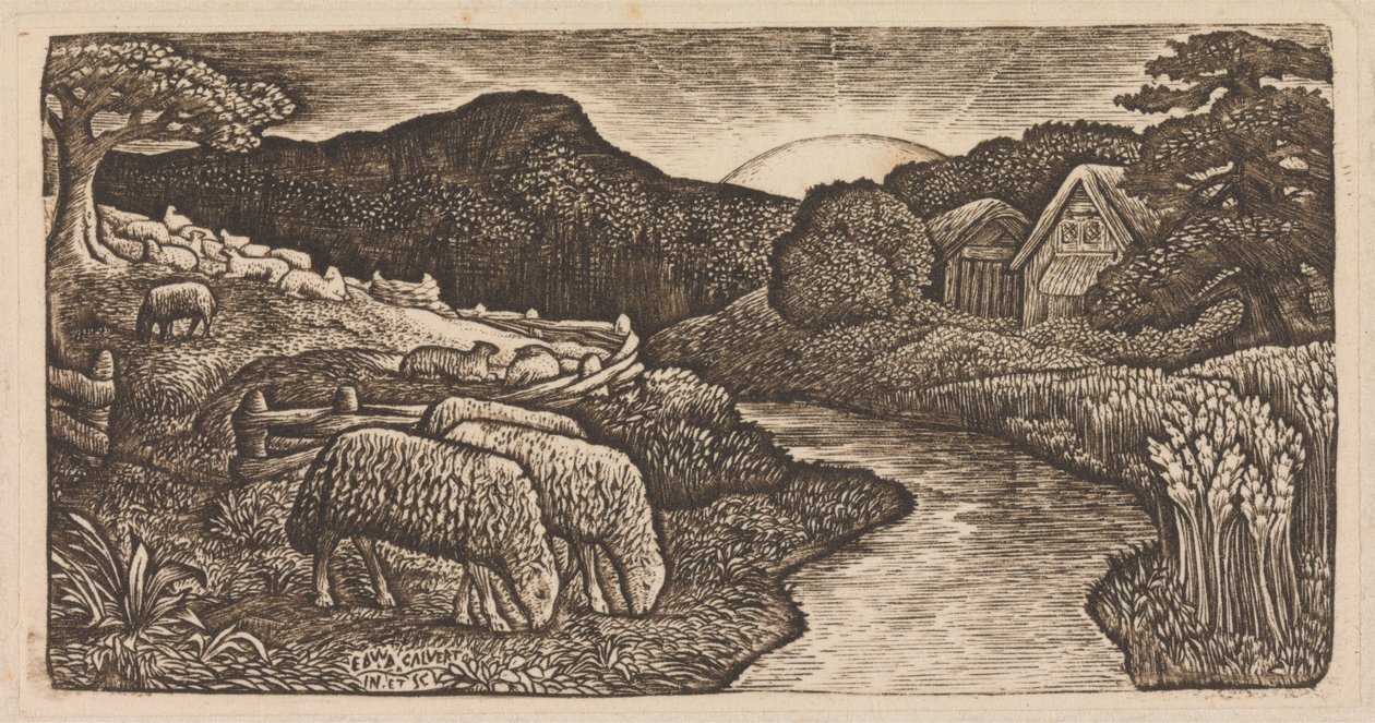 Hans betesfår av Edward Calvert
