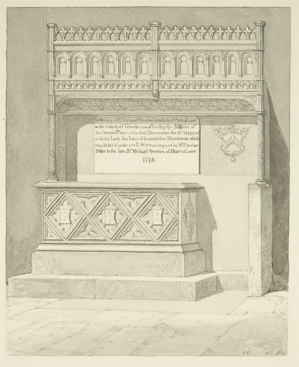 Monument till Sir Richard Newton Cradock av Edward Cashin