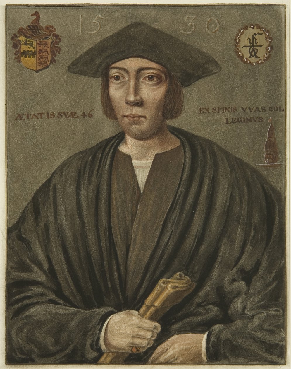 Porträtt av Nicholas Thorne, Grammar School, Unity Street av Edward Cashin