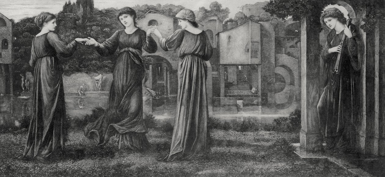 Kvarnen av Edward Coley (after) Burne Jones