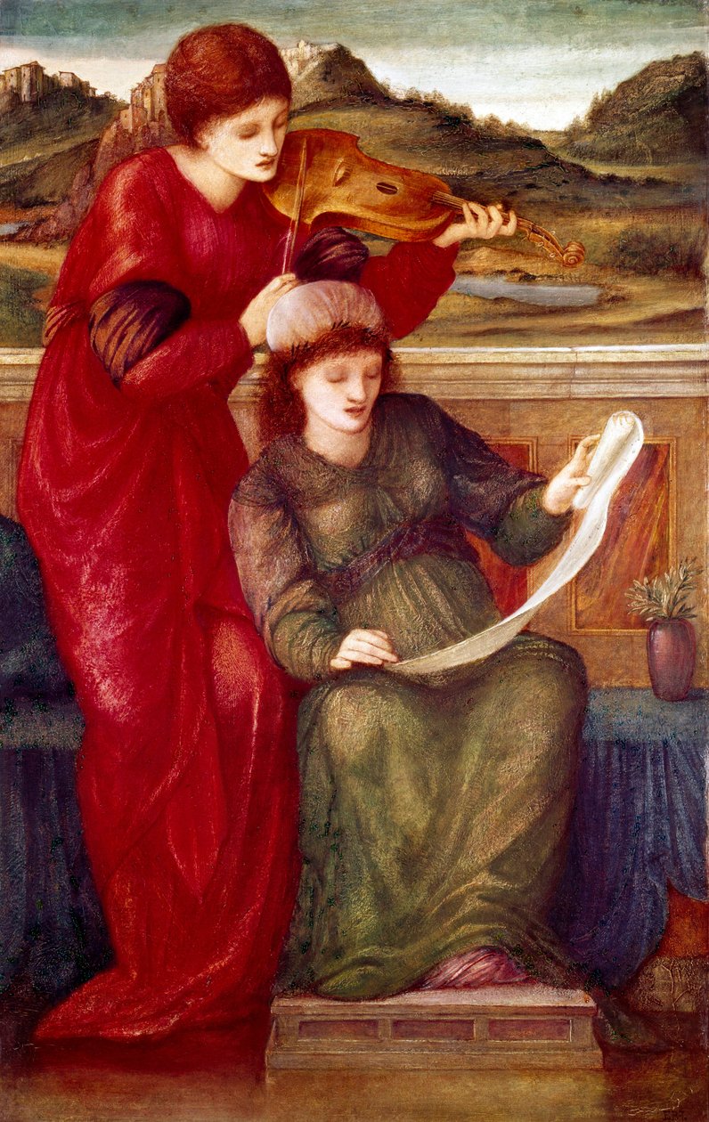 Musikens allegori av Edward Coley Burne-Jones