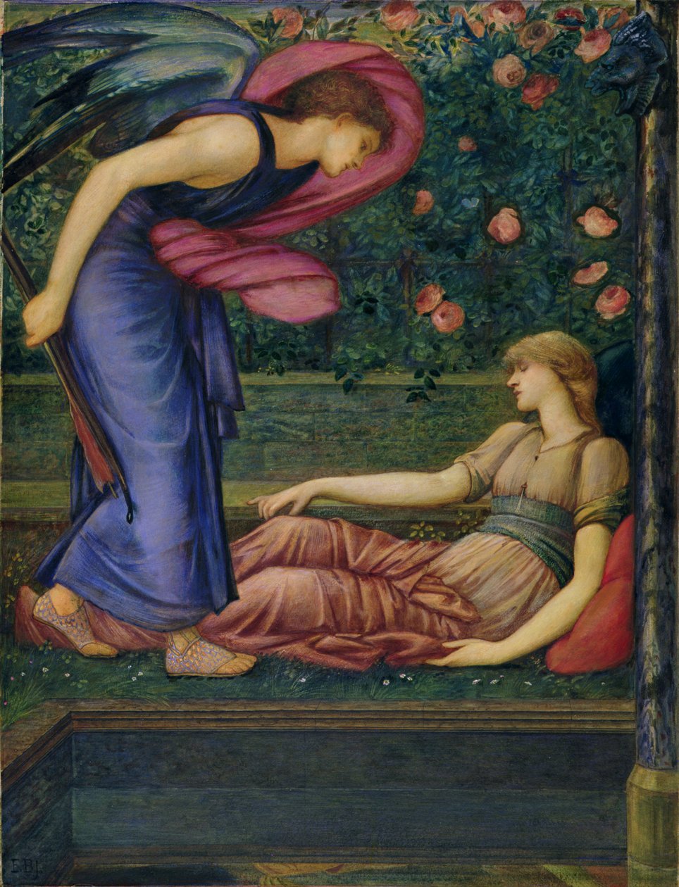Cupid och Psyche av Edward Coley Burne Jones