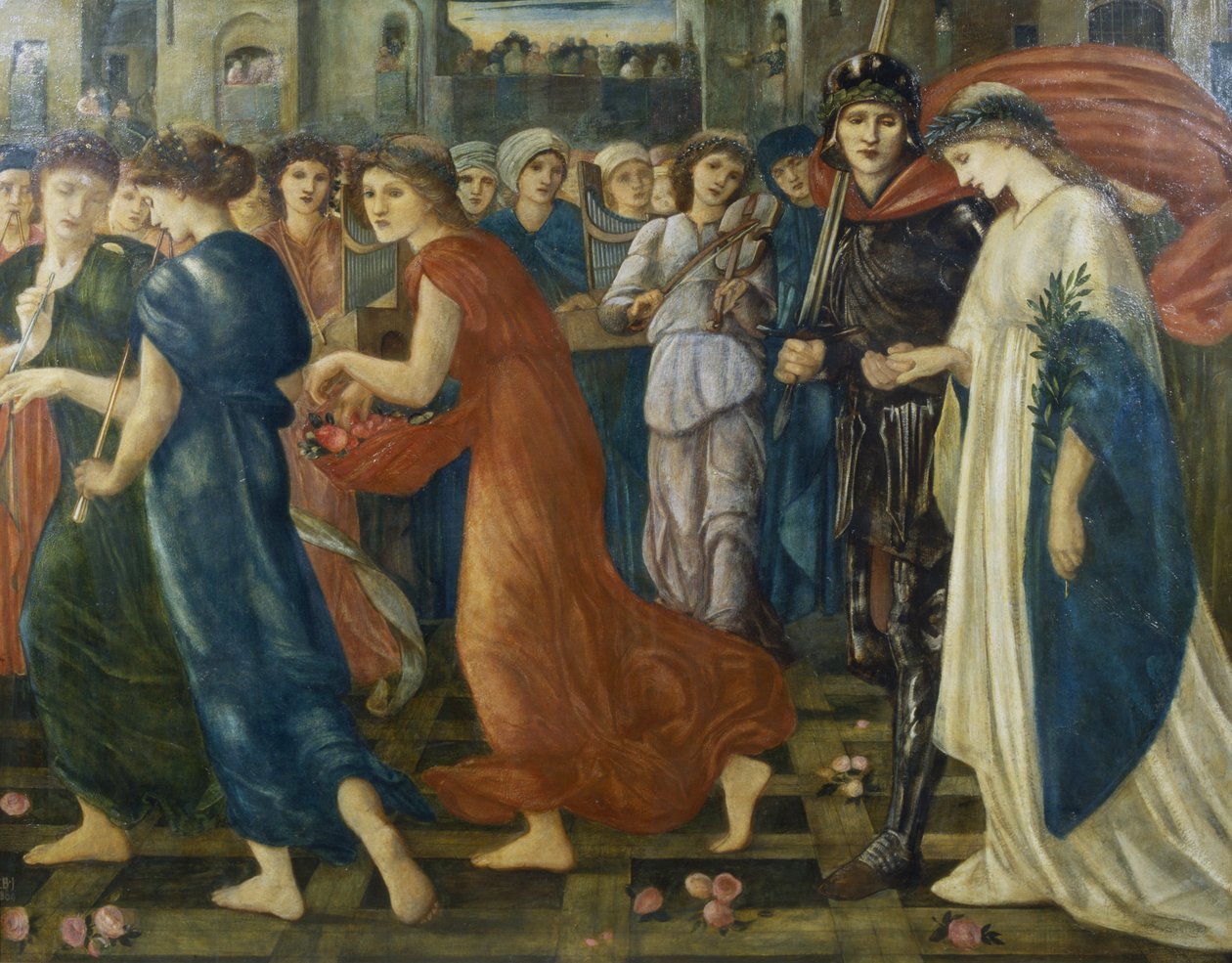 St. George and the Dragon: Nr 7 The Return av Edward Burne-Jones