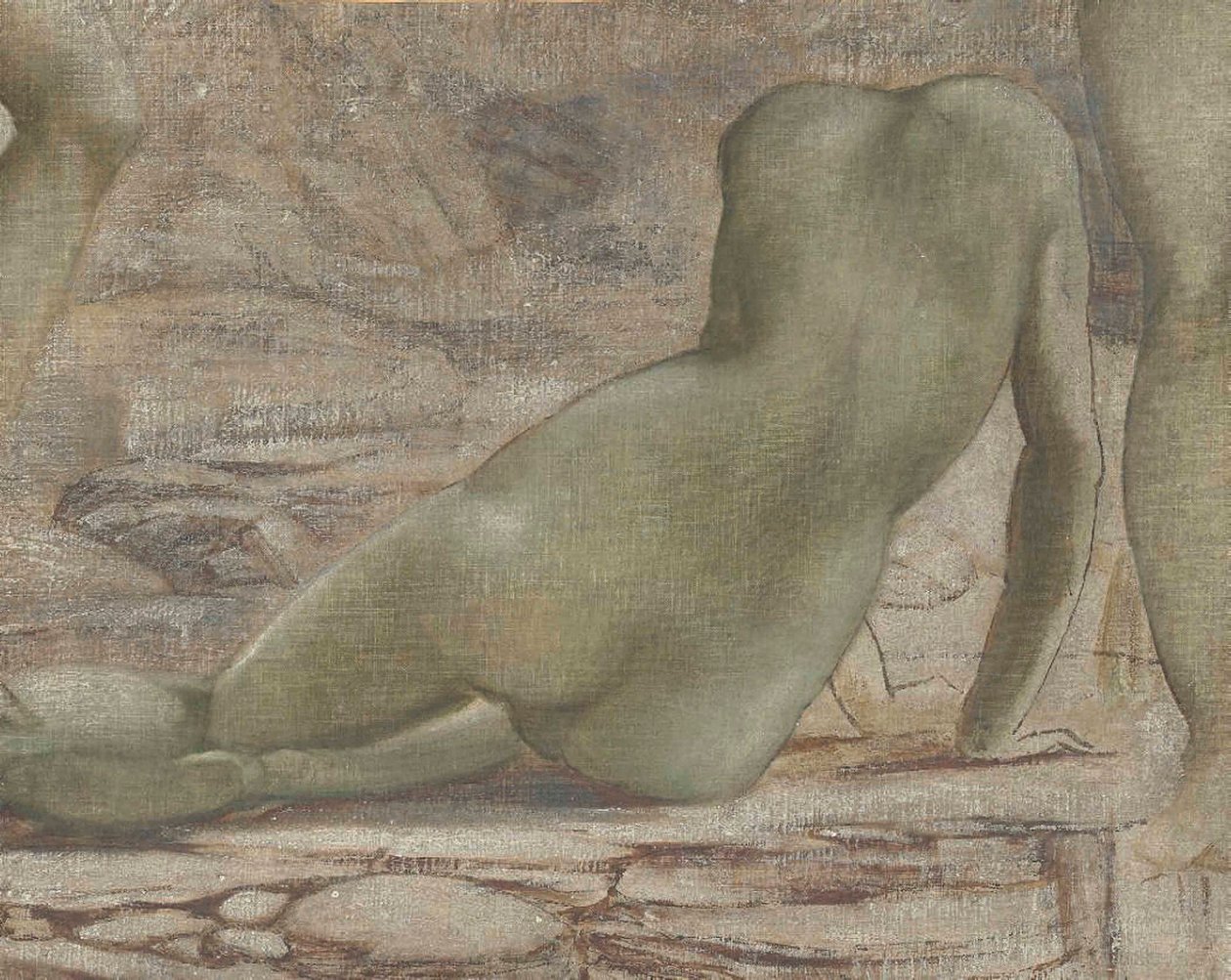 The Death of Medusa (ett fragment), c.1876-85 (olja på duk) av Edward Coley Burne Jones