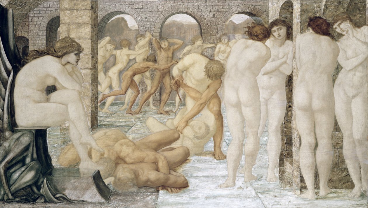 Venus Discordia (olja på duk) av Edward Coley Burne Jones