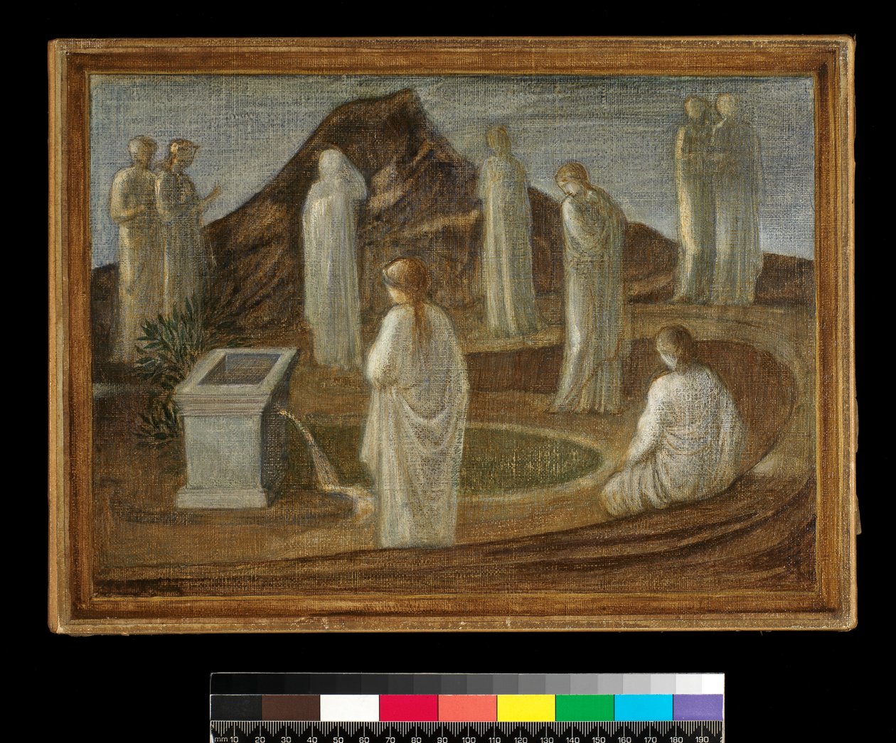En dröm om nio muser av Edward Burne-Jones