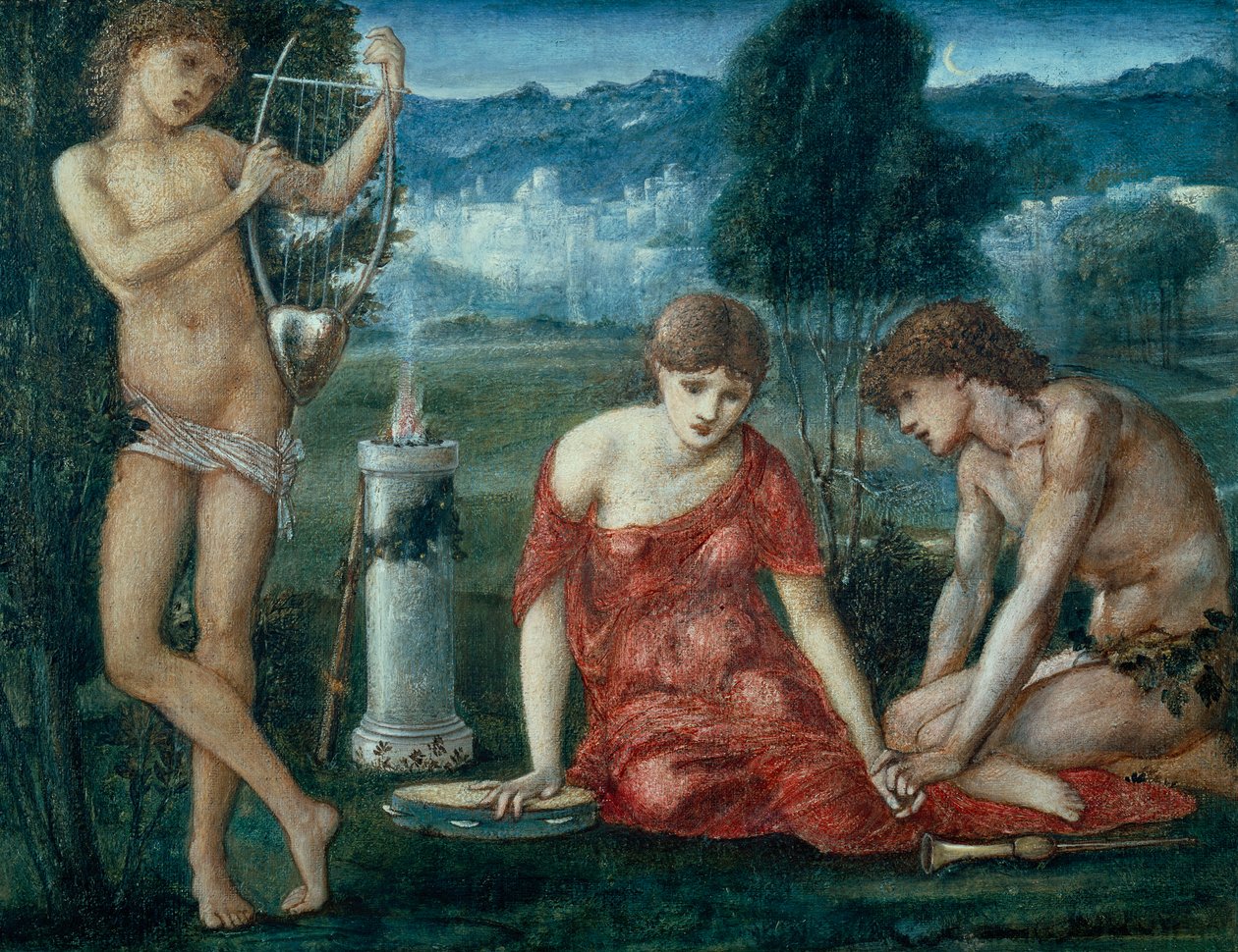 A Sacrifice to Hymen, 1875 av Edward Burne Jones
