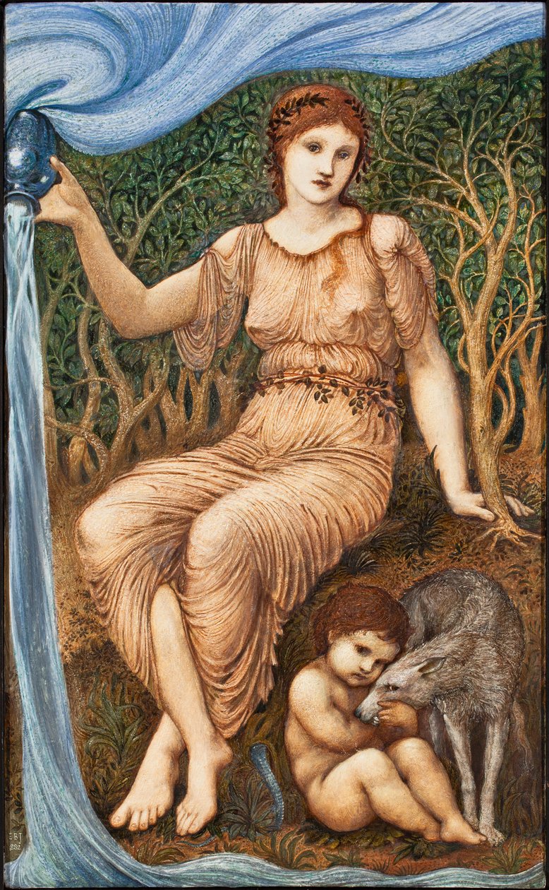 Earth Mother, 1882 (encaustic on panel) av Edward Burne Jones