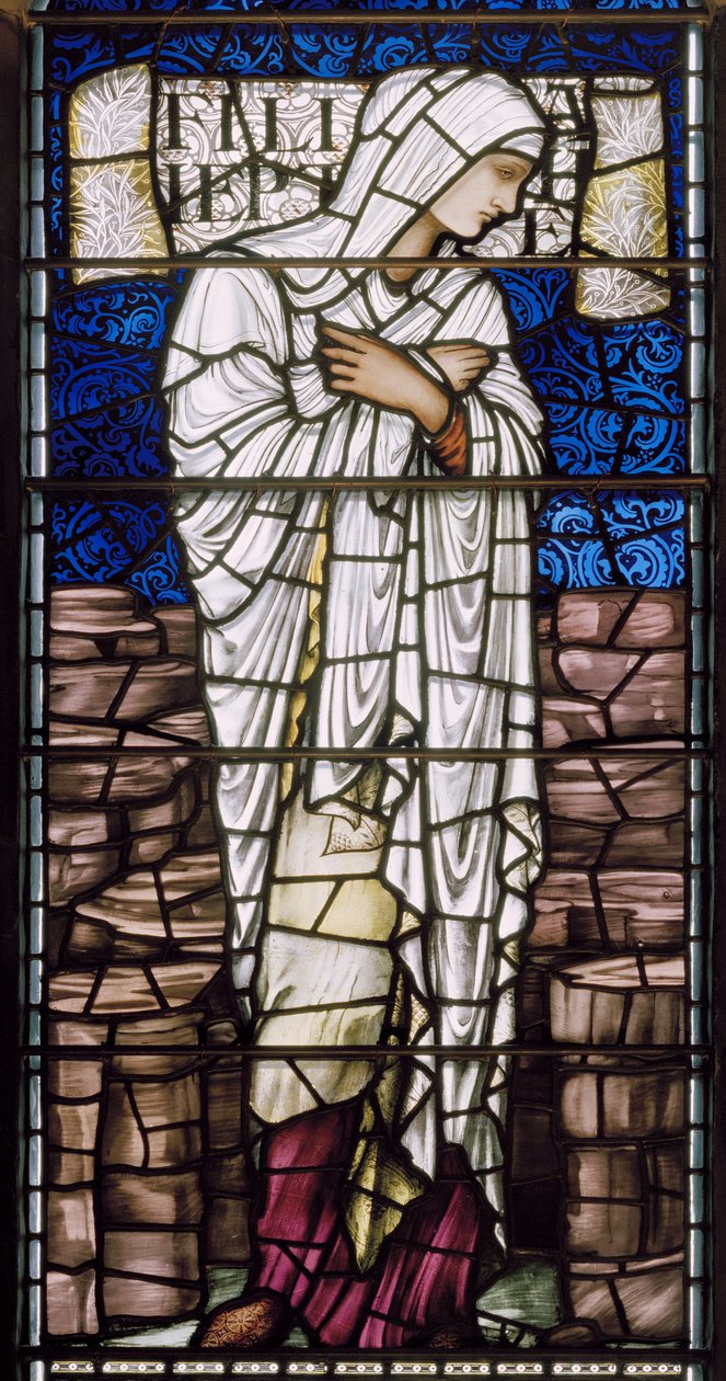 Edinburgh, St Giles Cathedral, Morris & Co., Edward Burne-Jones, Jepthas dotter, 1886 av Edward Burne Jones
