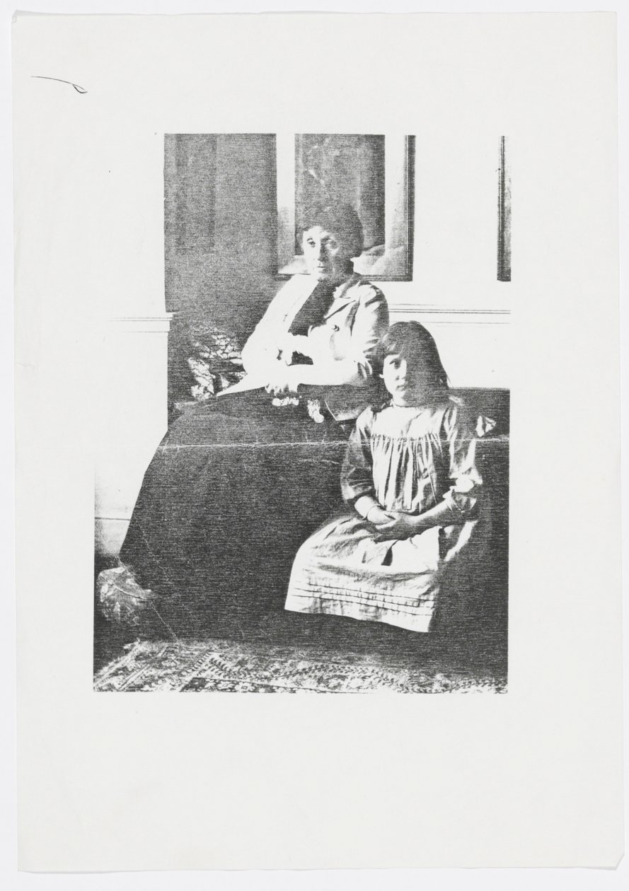 Brev till konstnärens barnbarn Angela Thirkell (penna på papper) av Edward Burne Jones