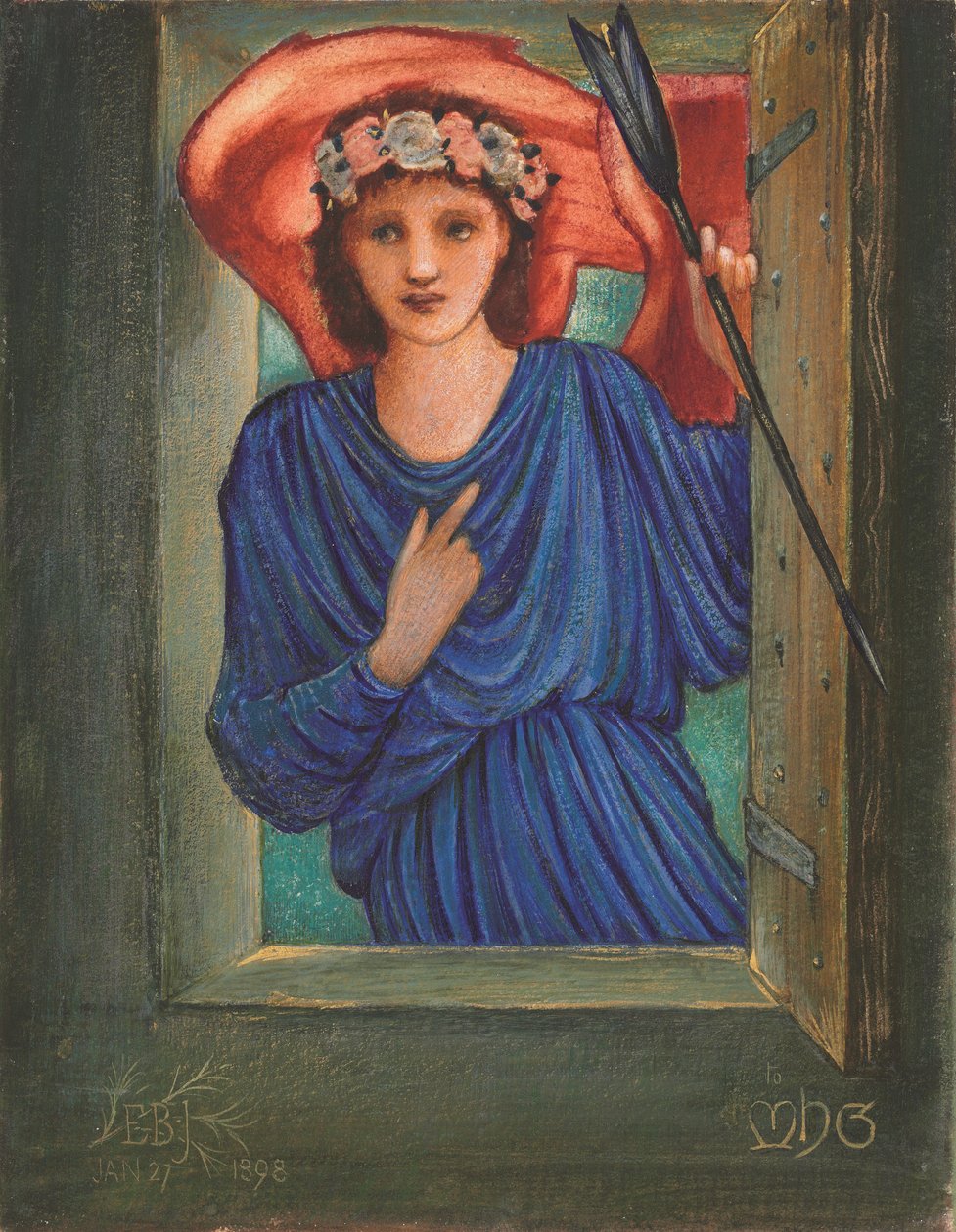 Kärlek vid fönstret av Edward Coley Burne Jones