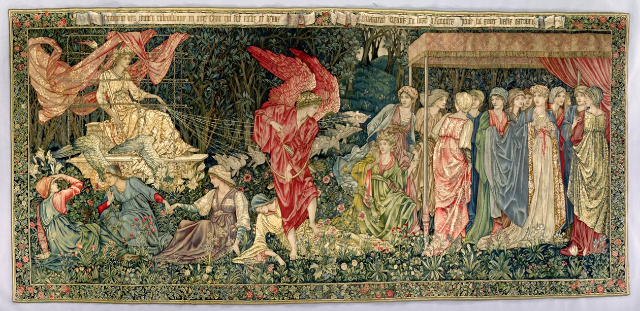 Passing of Venus, designad 1901 och vävd 1926 (ull, siden och linneväv) av Edward Burne Jones