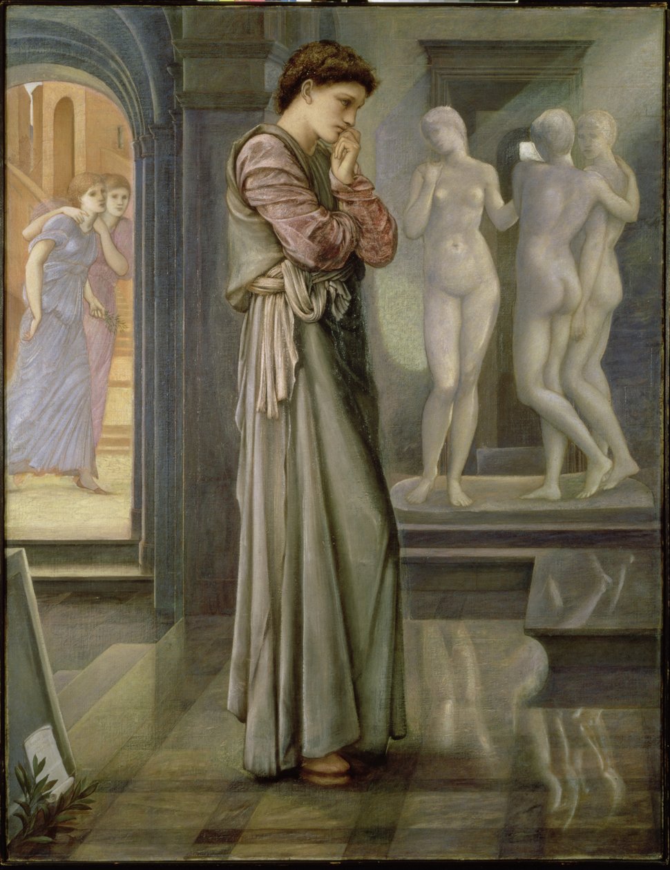Pygmalion och bilden: The Heart Desires, 1868 av Edward Burne Jones