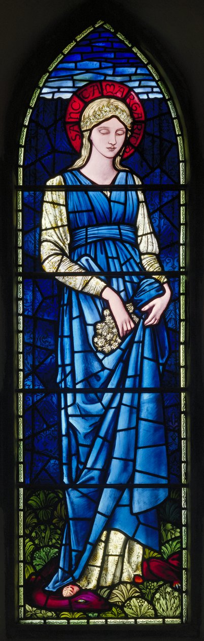 Rottingdean, St Margaret, Morris & Co., Edward Burne-Jones, St Margaret, 1894 av Edward Burne Jones