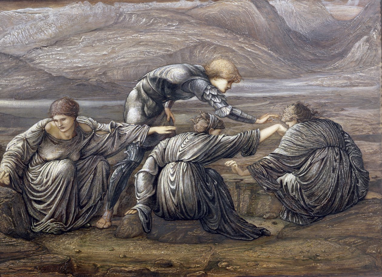 Study for Perseus and the Graiae, 1880 (se även 80764) av Edward Burne Jones
