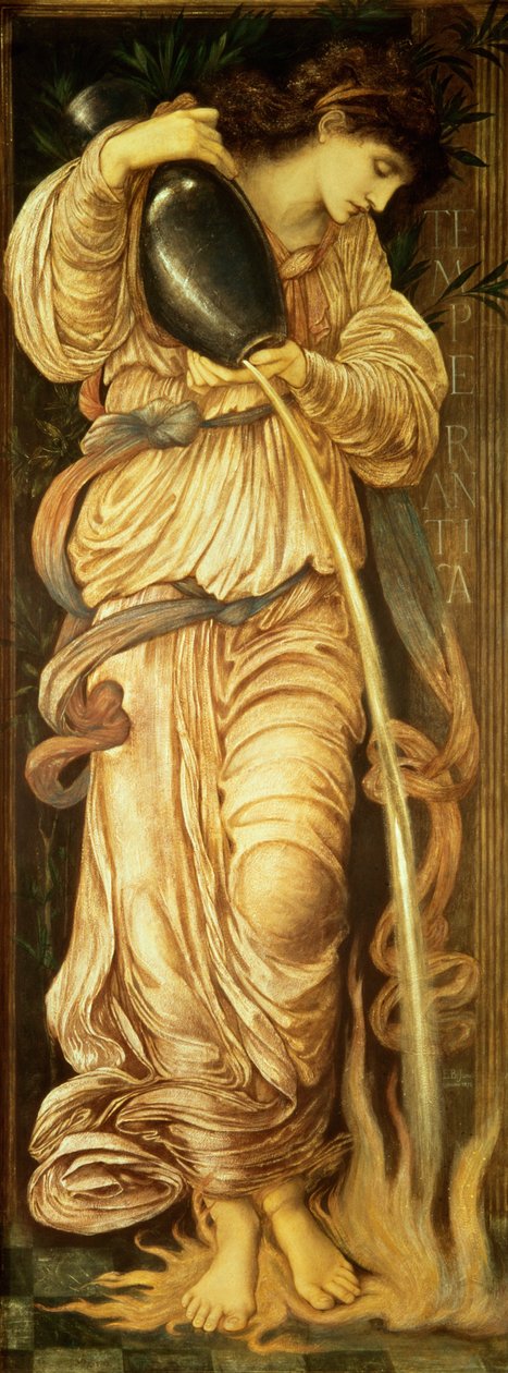 Måttlighet, 1872 av Edward Burne Jones