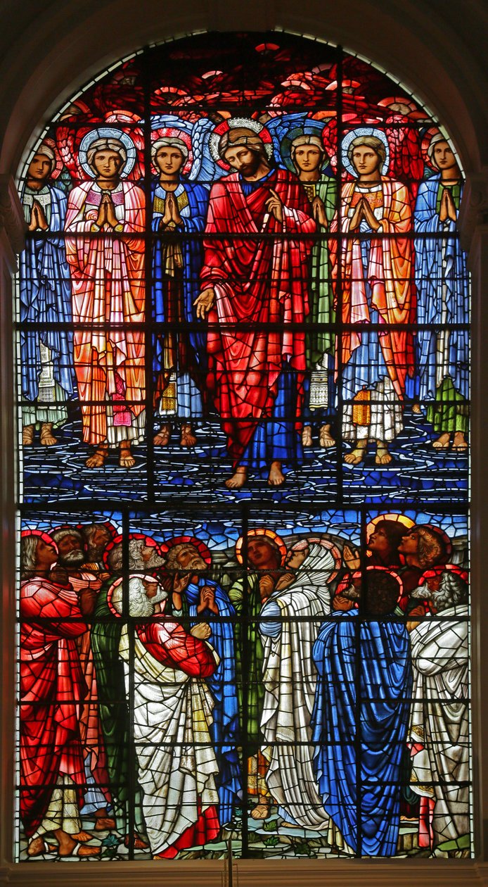 The Ascension, 1885-1897 (målat glas) av Edward Burne Jones