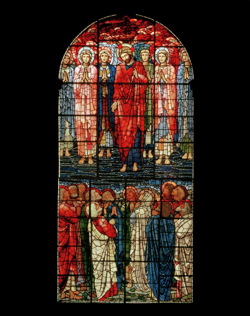 The Ascension Window, 1885 (målat glas) av Edward Burne Jones