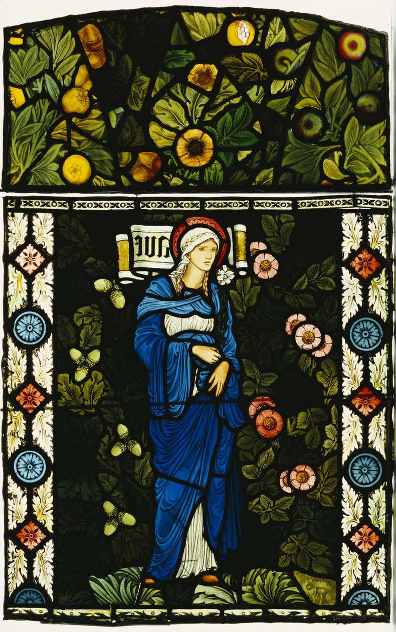 The Blessed Virgin Mary, Morris & Co. av Edward Burne Jones