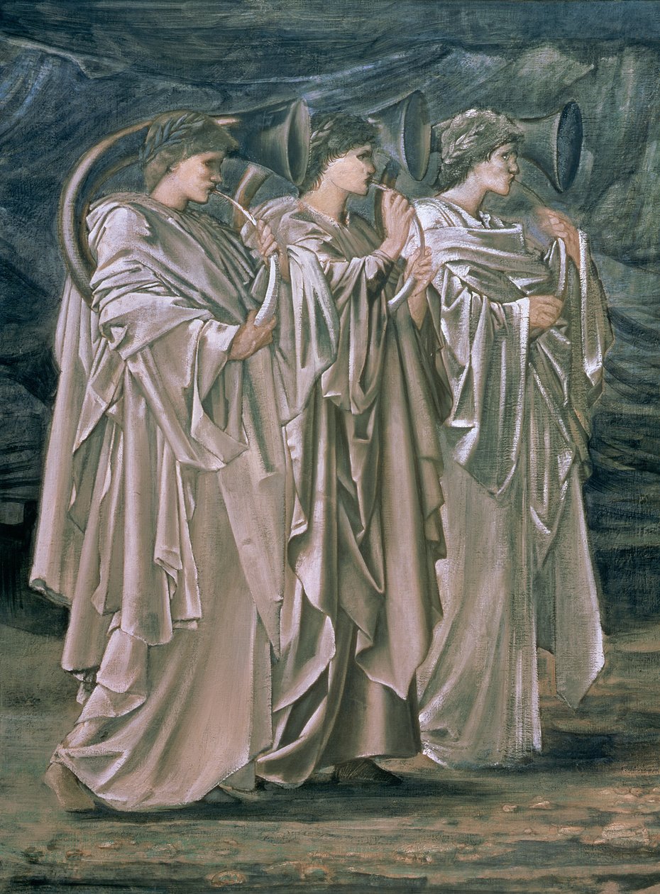 Utmaningen i vildmarken, 1874-98 av Edward Burne Jones