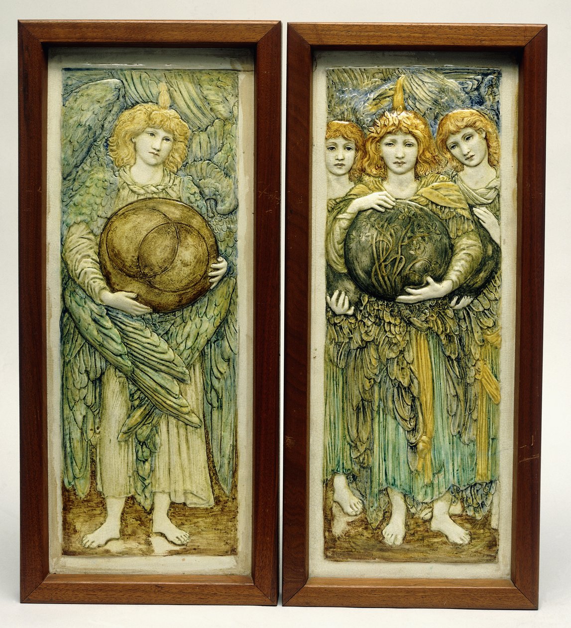 Skapelsens första dag och skapelsens tredje dag, av Edward Burne Jones