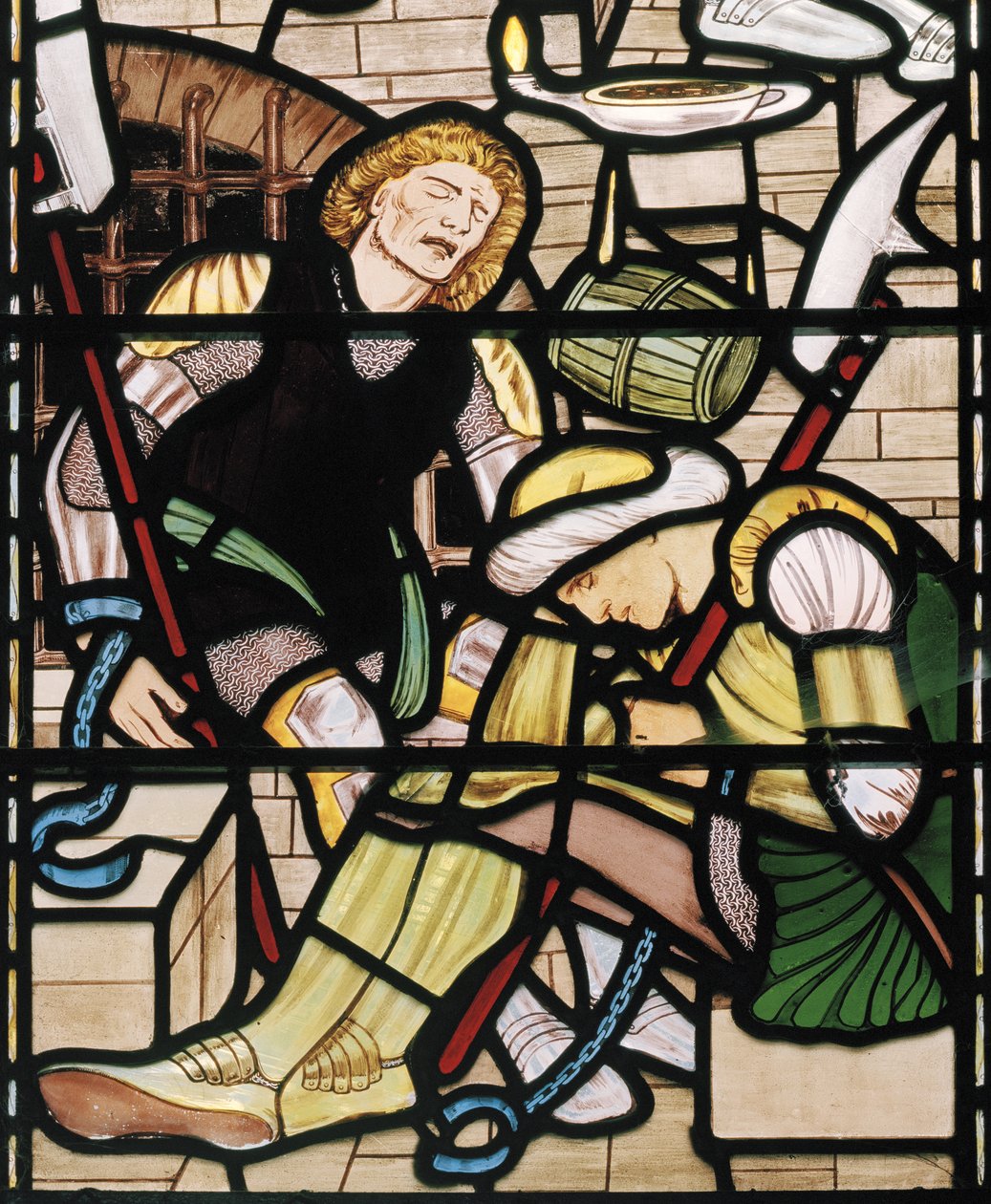 The Liberation of St Peter, 1862-3 (målat glas) av Edward Burne Jones