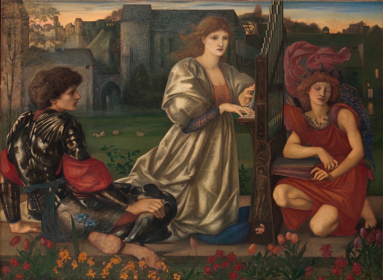 Kärlekssången, 1868-77 av Edward Burne Jones