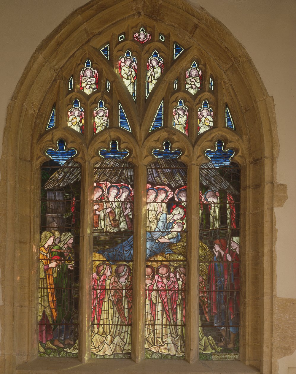 Födelsekyrkan, 1862 av Edward Burne Jones