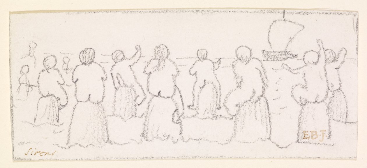 Sirenerna, ca 1878 av Edward Burne Jones