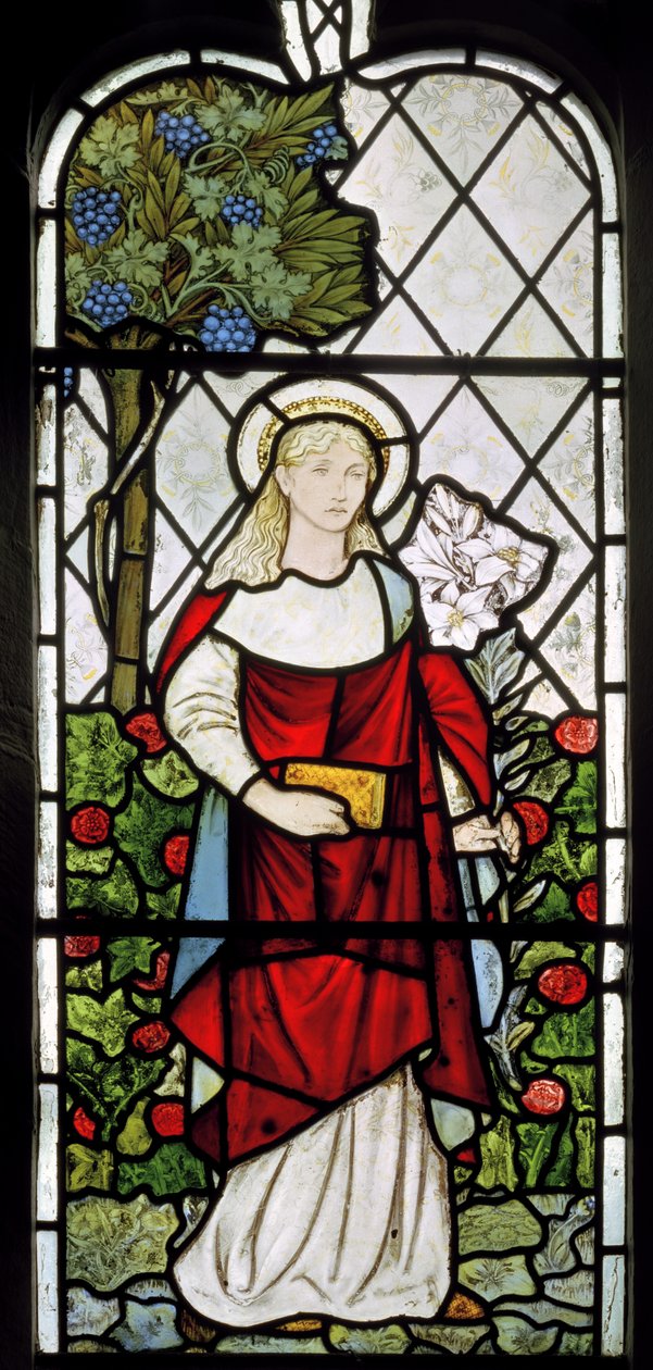 Jungfru Maria, 1873 av Edward Burne Jones