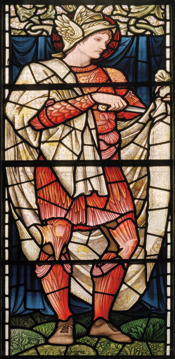 Wilden, All Saints, Morris & Co., Edward Burne-Jones, John Henry Dearle (1859-1932), St Martin, Generosity, 1902-1914, Louisa, Alfred, The Baldwins, premiärminister, metodist, Worcestershire, Arts & C av Edward Coley and Dearle Burne Jones