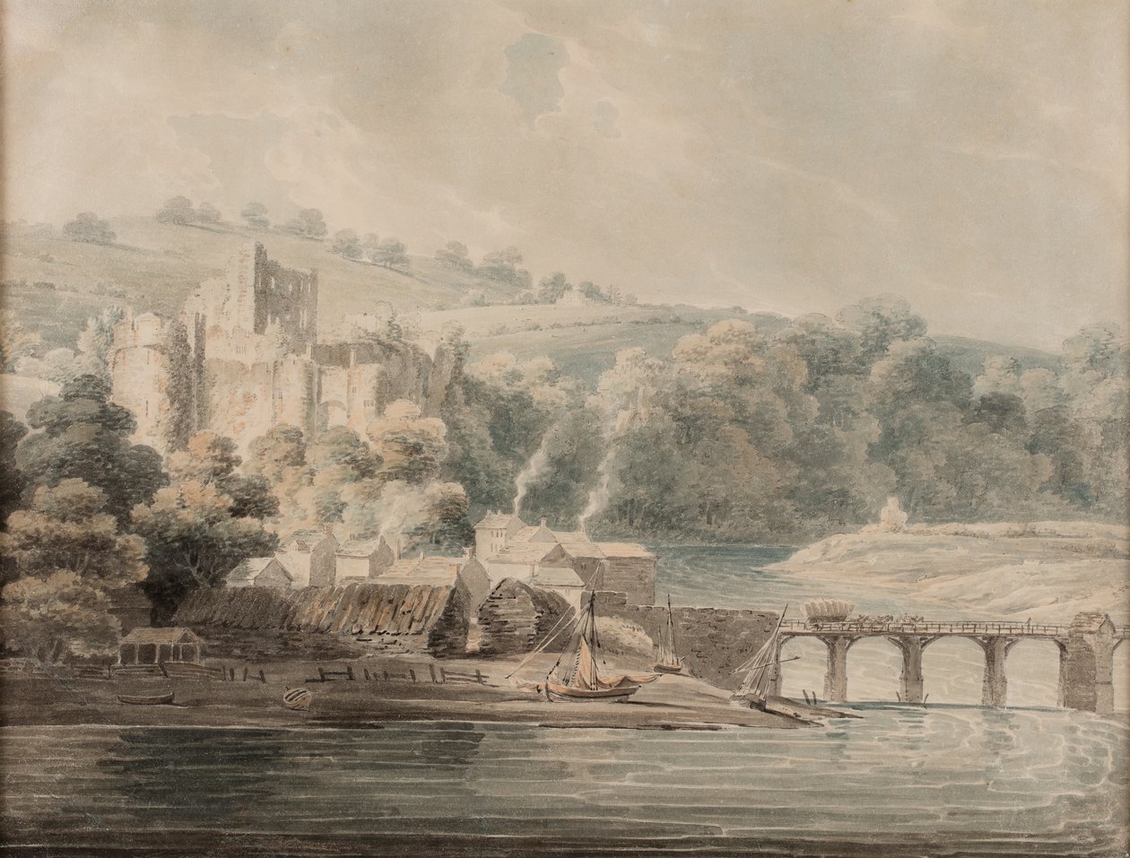 Chepstow slott av Edward Dayes