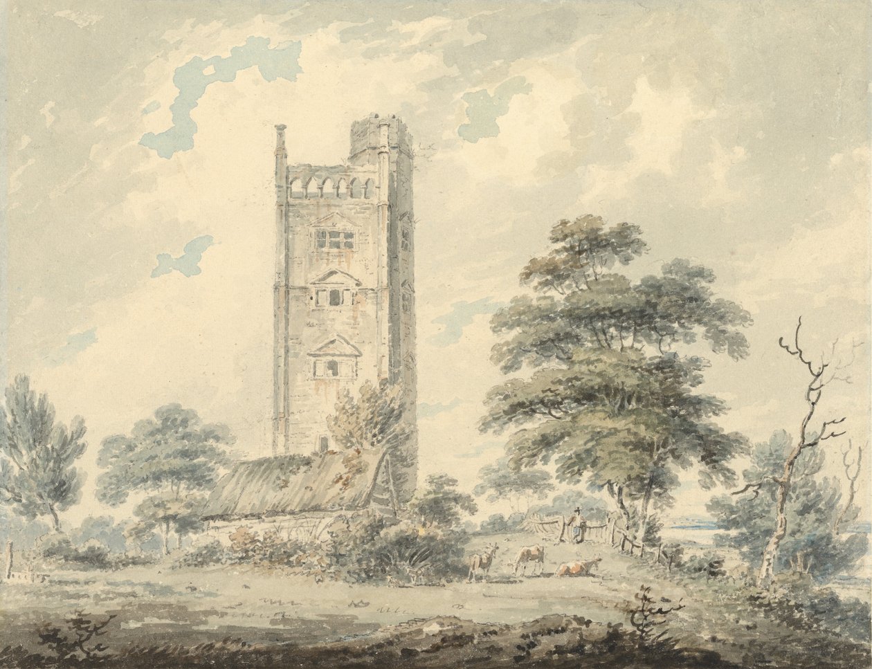 Freston Tower, Suffolk av Edward Dayes